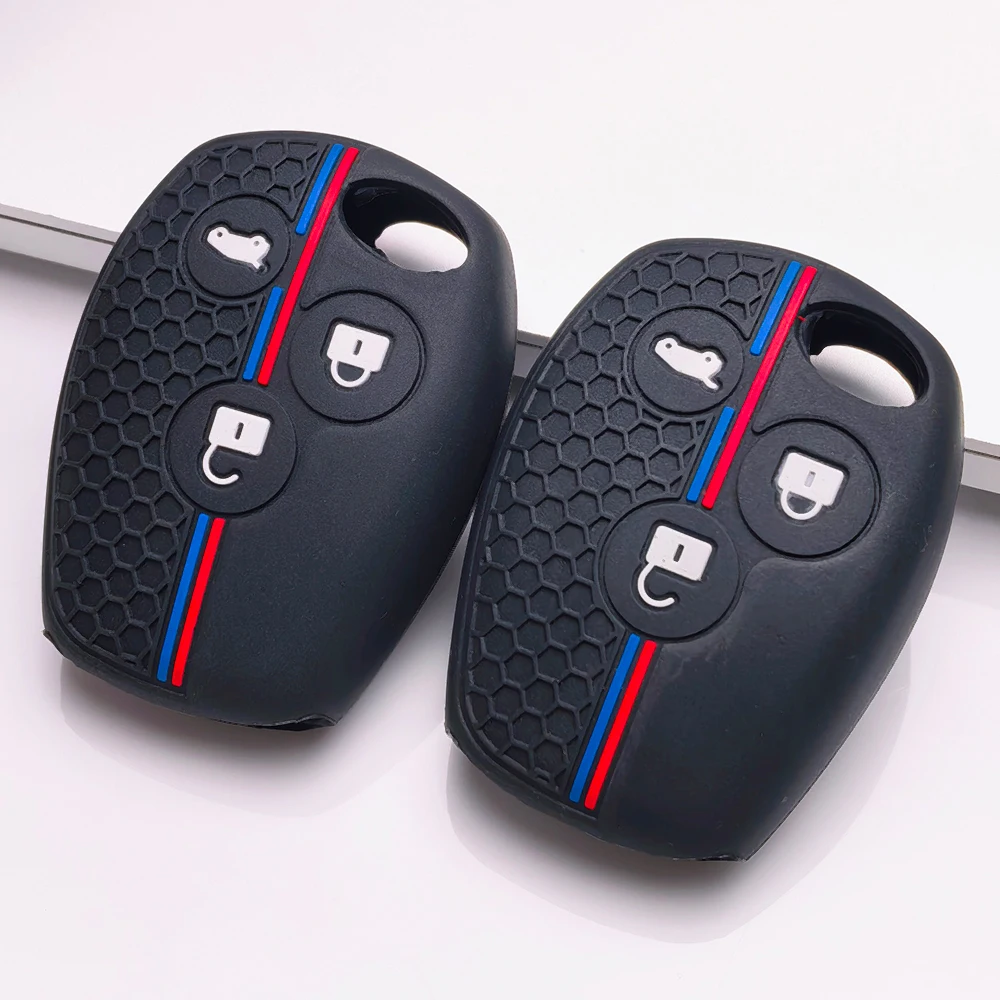 Honeycomb Key Case For Renault Duster Sandero Logan Clio Symbol Captur For Dacia Logan For Nissan Terrano Almera For Lada Largus