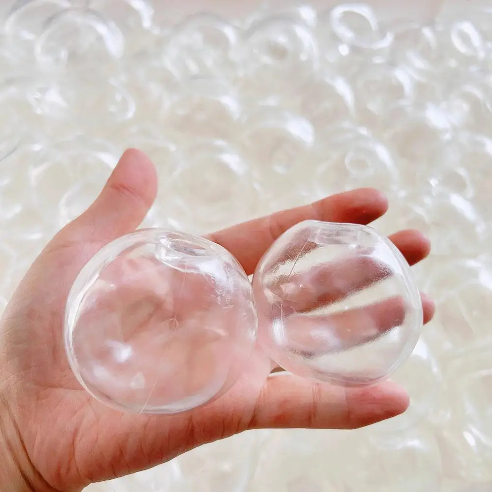 10PCs Sphere Jewelry TRP Casting Molds Tools DIY Empty Ball Skin Handmade Ball Decompression Slow Rebound Toy
