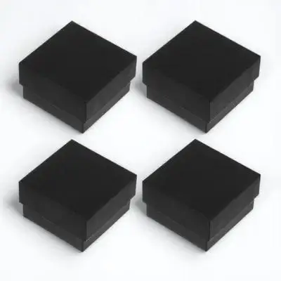 

24Pcs Jewelry Packaging Boxes Kraft Paper Retro Jewelry Storage Containers Gift Wrapping Box for Rings Necklaces