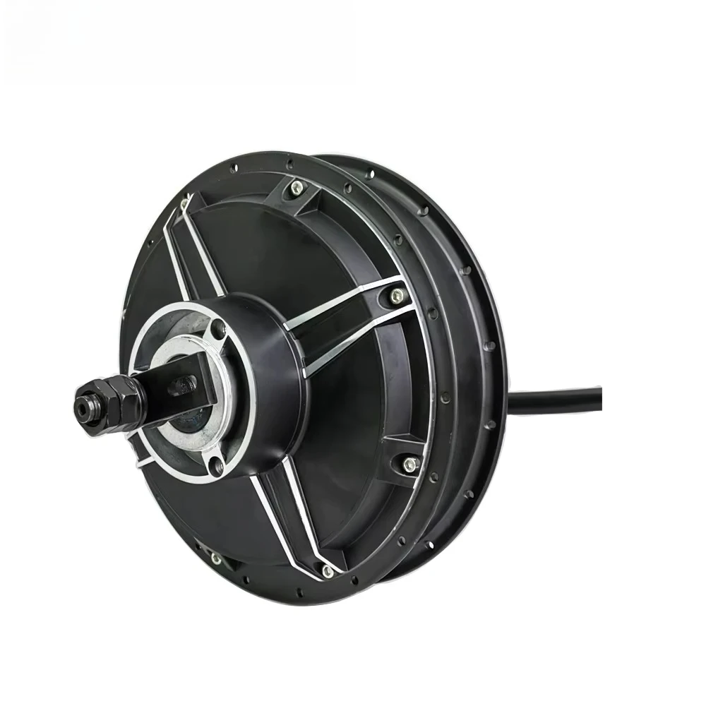

IP54 Waterproof Disc Brake 200mm Frame New 4000W 205 55H V3 BLDC External Rotor Hub Motor Dual Axis