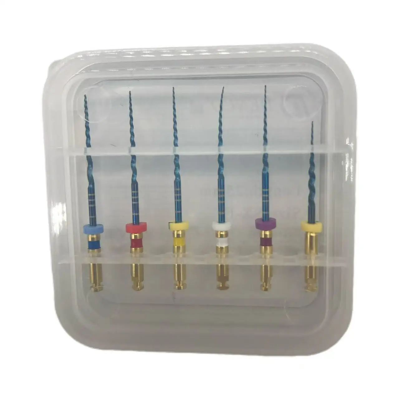 Pilniki endodontyczne rotacyjne NiTi z certyfikatem CE, Super FileNiti, aktywowane ciepłem, niebieskie, wykonane ze stopu NiTi, pilniki rotacyjne NITI