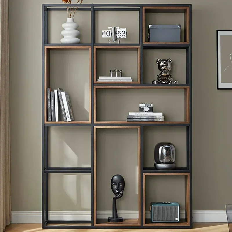 SideboardsChildren Bookcase Room Divider Floor Library Shelves Bookcase Nordic Estante Para Livros Stackable Bedroom Furniture