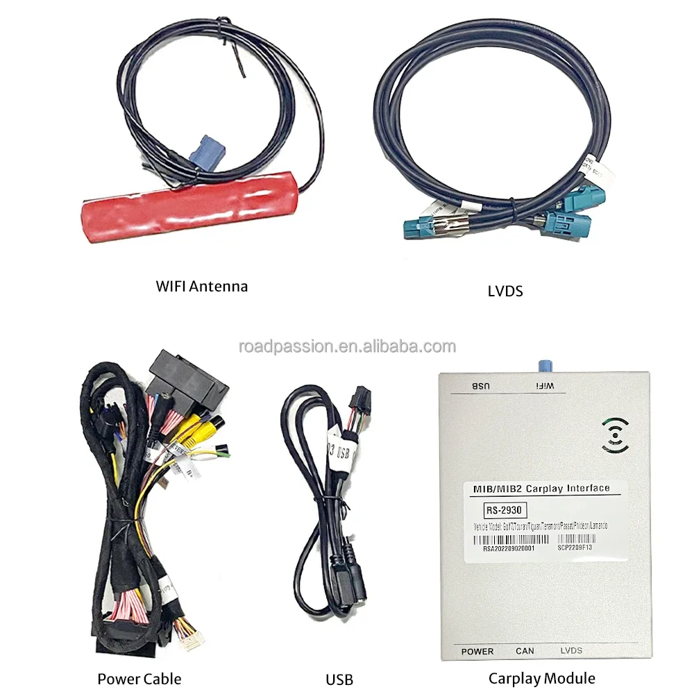 High qualityWireless CarPlay/Android Auto Interface for   for VW MIB/MIB2 Golf 7/Touran/Tiguan/Teramont/Passat/Phideon/
