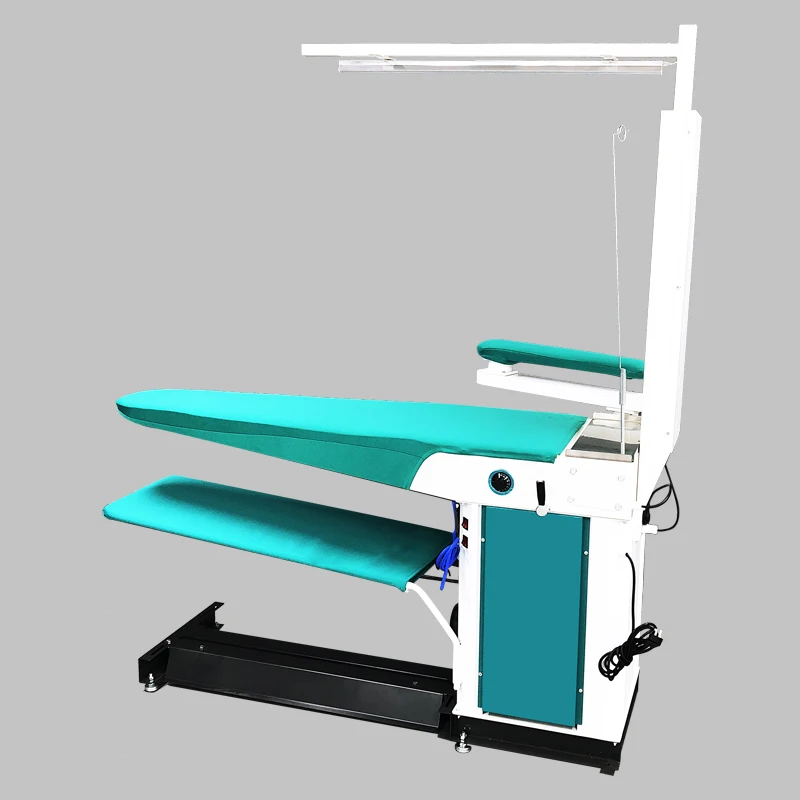 

Industrial bridge type suction drum ironing table, electric heating steam ironing equipment
