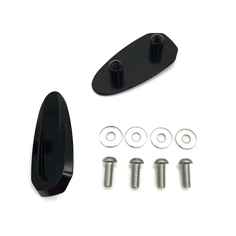 

For BMW S1000RR 2019-2023 Motorcycle Rearview Mirror Base Cover Windshield Drive Eliminator Mirror Hole Cover - Black Parts