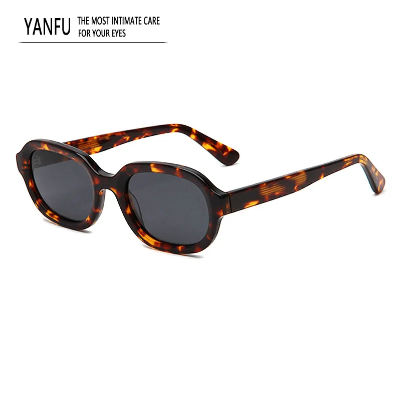 

Tortoise Summer Square Acetate Sunglasses Women Polarized TAC Outdooor Fashion UV400 Glasses Man Eyeglasses Woman Driving 143mm
