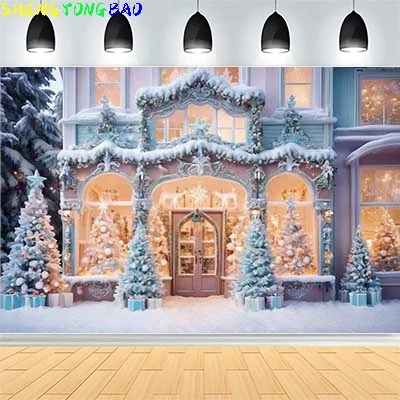 

Рождественский день, Новый год, вечеринка, фон для фотосъемки, реквизит, окно, интерьер гостиной, рождественская елка, снег, тема, фотофон NJ-53