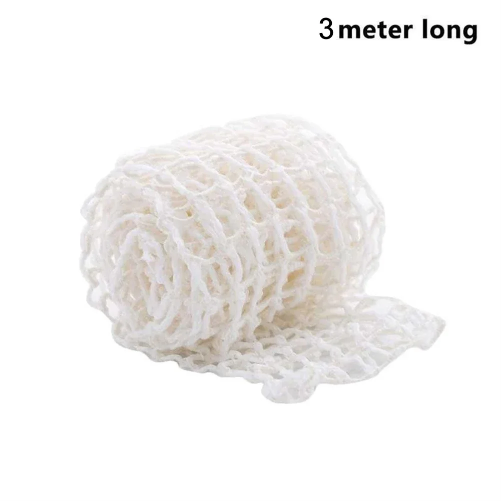 Meat Netting Roll Elastic Ham Sock Netting Pork Butcher Twine Net Braided Cotton Thread Household Kitchen Net Bag Packing Tools