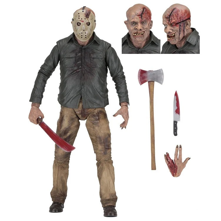 

NECA Black Friday Jason 39718 Episode 4 Deluxe Edition Genuine 18 Inch Gift Items for Friend Party Anime Toys Surprise Figure