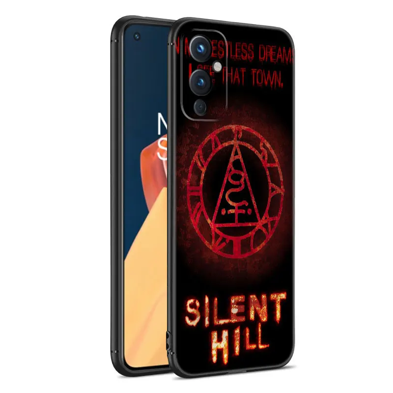 Horror Game Silent Hill Phone Case For OnePlus 9 10 ACE 2V Pro 9RT 10T 10R 11R Nord CE 2 3 Lite N10 N20 N30 Black Silicone Cover