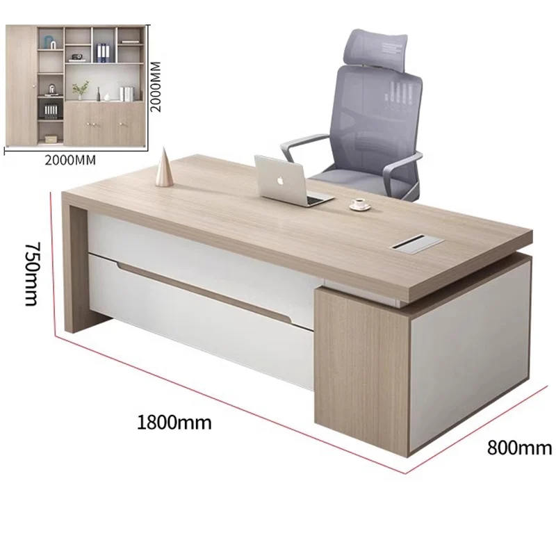 الحد الأدنى الحديث مكتب عمل منظم العمل الدائمة كرسي رئيس صغير خزائن أدراج الفن أثاث مكتب Escritorio الحديثة #4