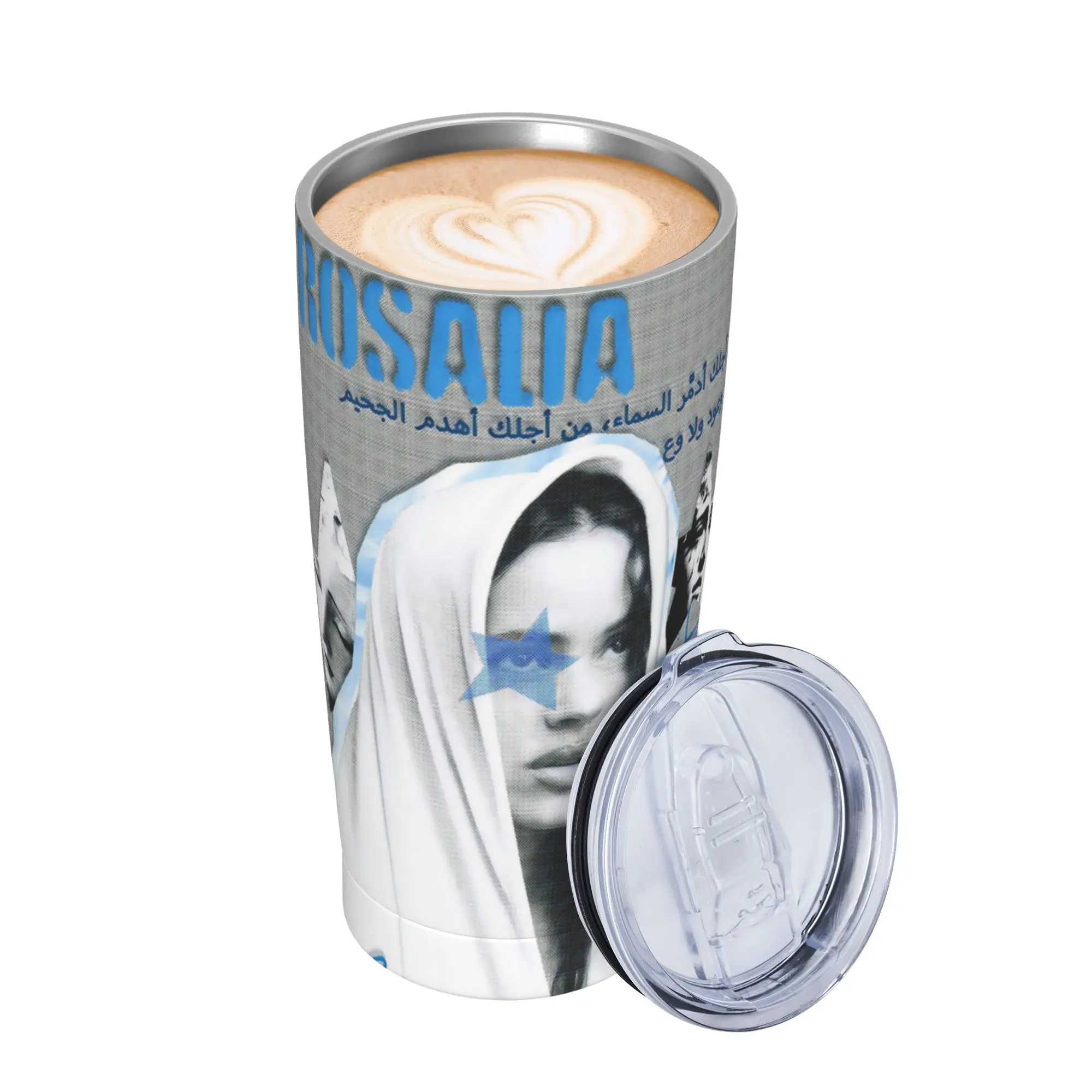 

Rosalia LUX Tour 2026 Tumbler Vacuum Insulated Thermal Cup with Lid Straw Outdoor Mugs Spill Proof 40oz