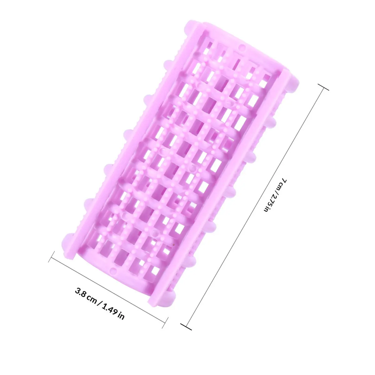 20Pcs Multicolor Plastic Hair Rollers Self Adhesive No Heat Curlers for All Hair Types Wavy Curly Volume Styling Home Salon