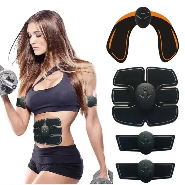 Wireless Portable Abdominal Toning Belt Massager Ems Muscle Stimulation ABS Stimulator