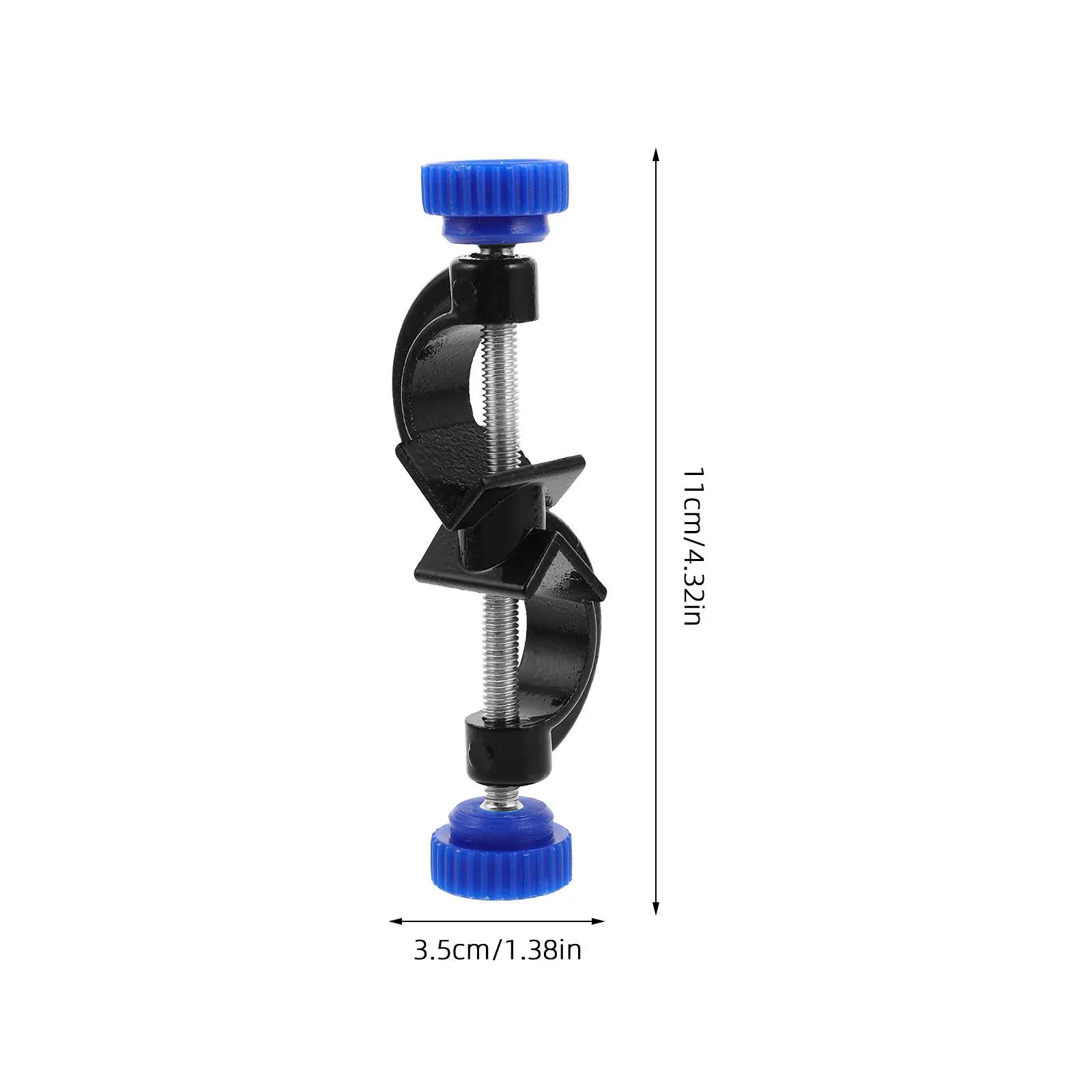 4Pcs Aluminum Lab Retort Stand Clips Large Spray Coated Stable Lab Rod Holders Multi-Purpose Laboratory Equipment Clamps