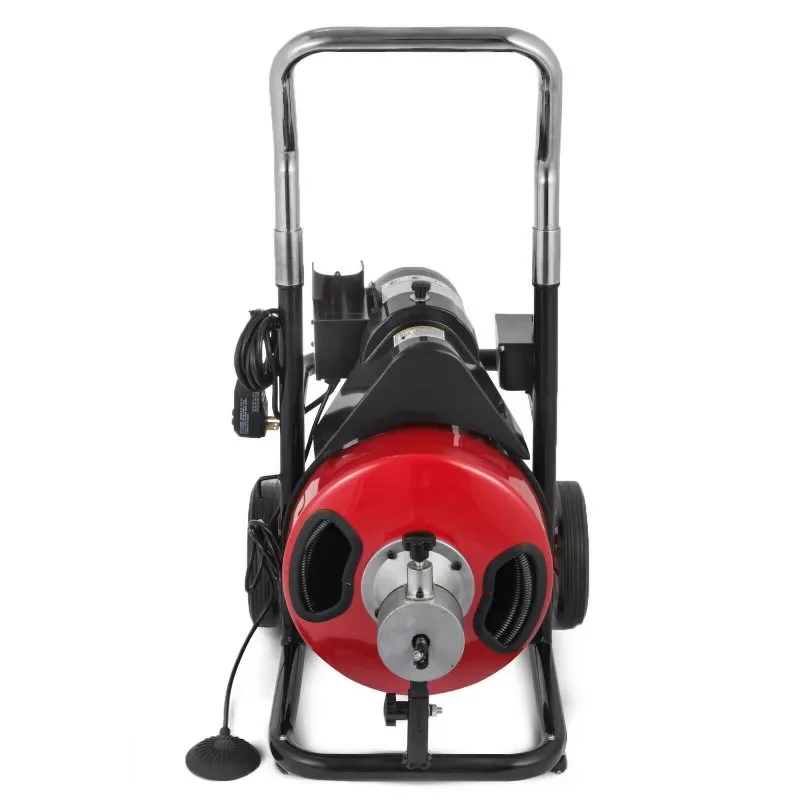 D-75F آلة تنظيف أنابيب الصرف الكهربائية المحمولة الصناعية المهنية السباكة الصحية الأنظف مع طول التجريف 30 متر #1