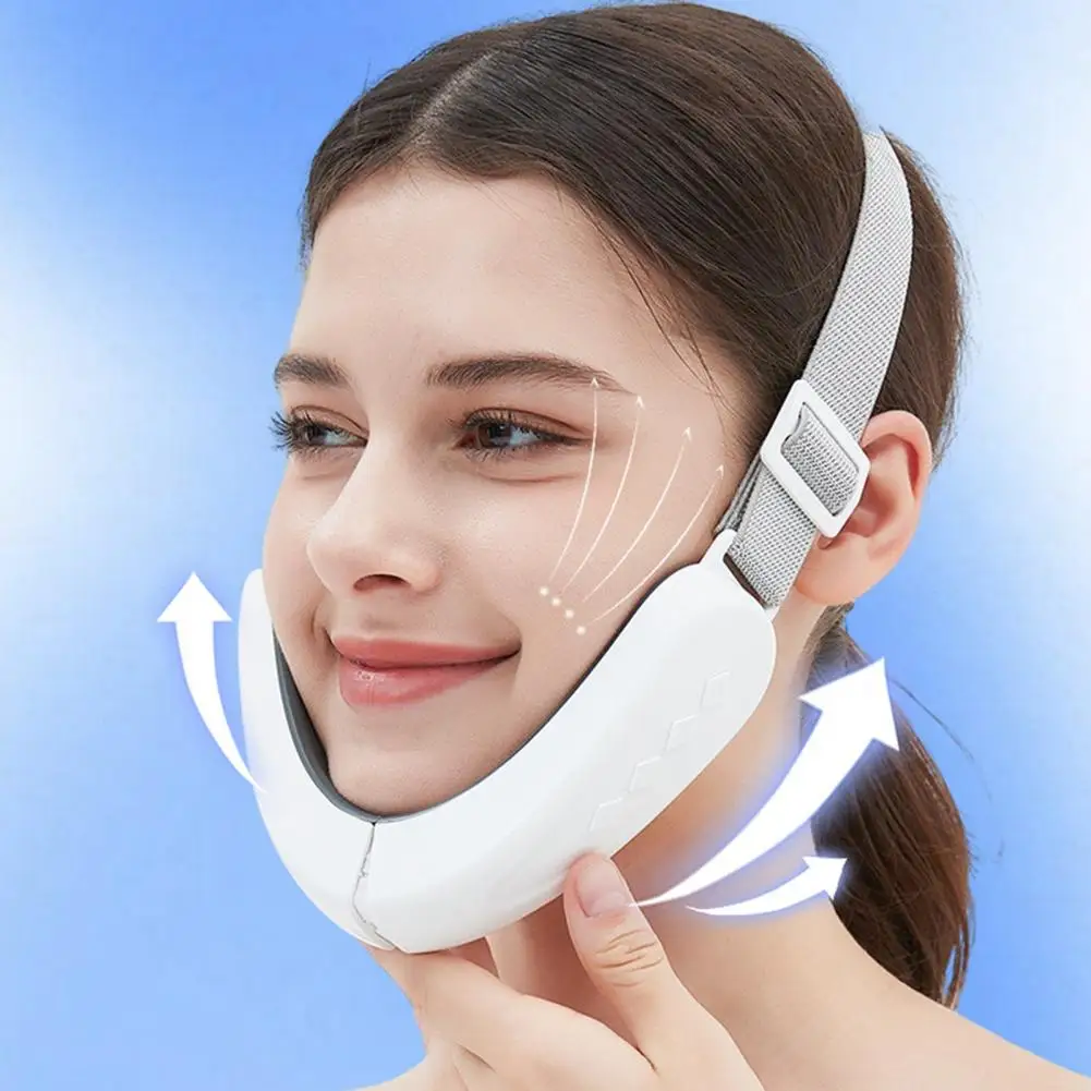 Face Firmness Device Revitalize Facial Contours with Microcurrent Face Massager Enhance Circulation Lift Double Chin Slim for A