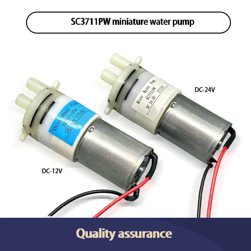 1PCS SC3711PW DC 12V 24V Small 370 Motor Water Pump Mini Diaphragm Pump Self-priming Suction Water Pump Fish Tank aquarium