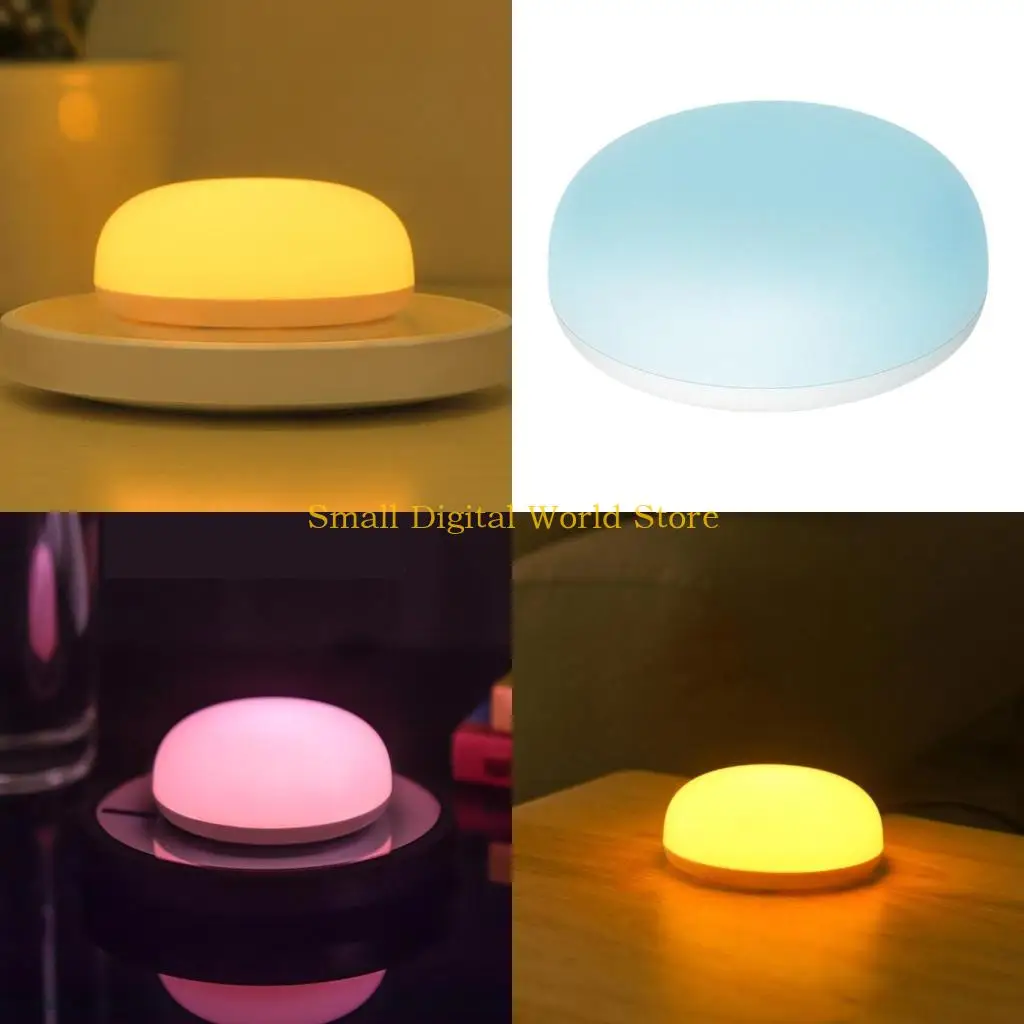 

77UB для Led Night Light Light Lamp Lamp Wireless Tabletop Nightlight для спальни для защиты световой подарок на день