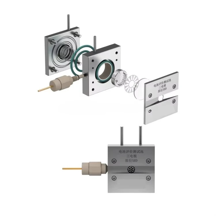 Трехэлектродная электрохимическая ячейка In-situ Raman - B003-RM