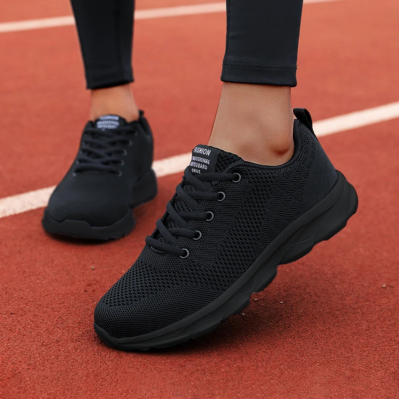 Women's Running Shoes 2024 Mesh Casual Sneakers Lace-up Lightweight Female Walking Breathable Outdoor Sports Running Shoes Woman