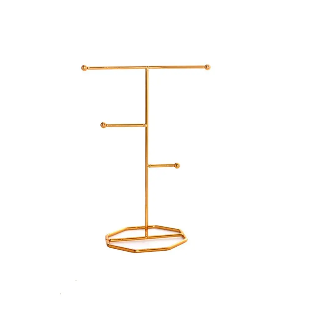 

Minority Fashion Accessories Jewelry Display Stand Alloy T-Shape Earring Storage Rack Earring Rack Women