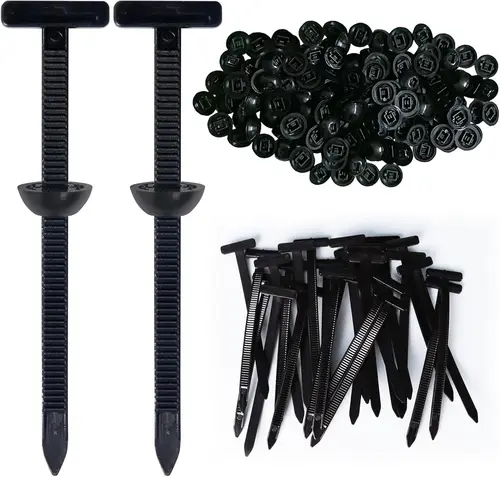 Imagen 2 del producto Hebilla de brida para cables universal de nailon multiusos Hebilla de brida para cables autoblocante Brida para cables sin instalación universal resistente a los rayos UV