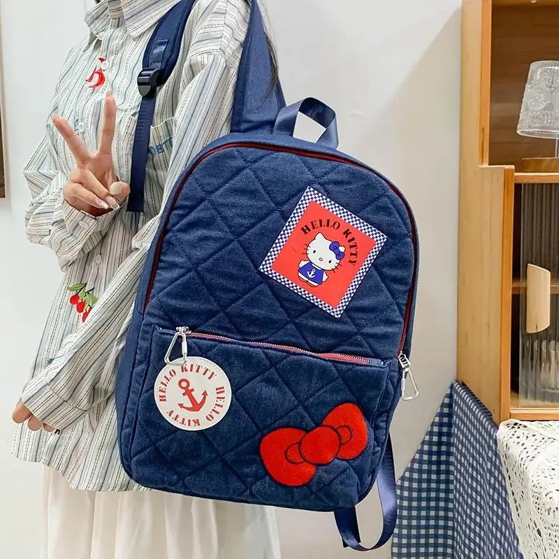 

Милый красивый школьный рюкзак Hello Kitty, водонепроницаемый рюкзак большой емкости, рюкзак Lighten The Burden, модный праздничный подарок