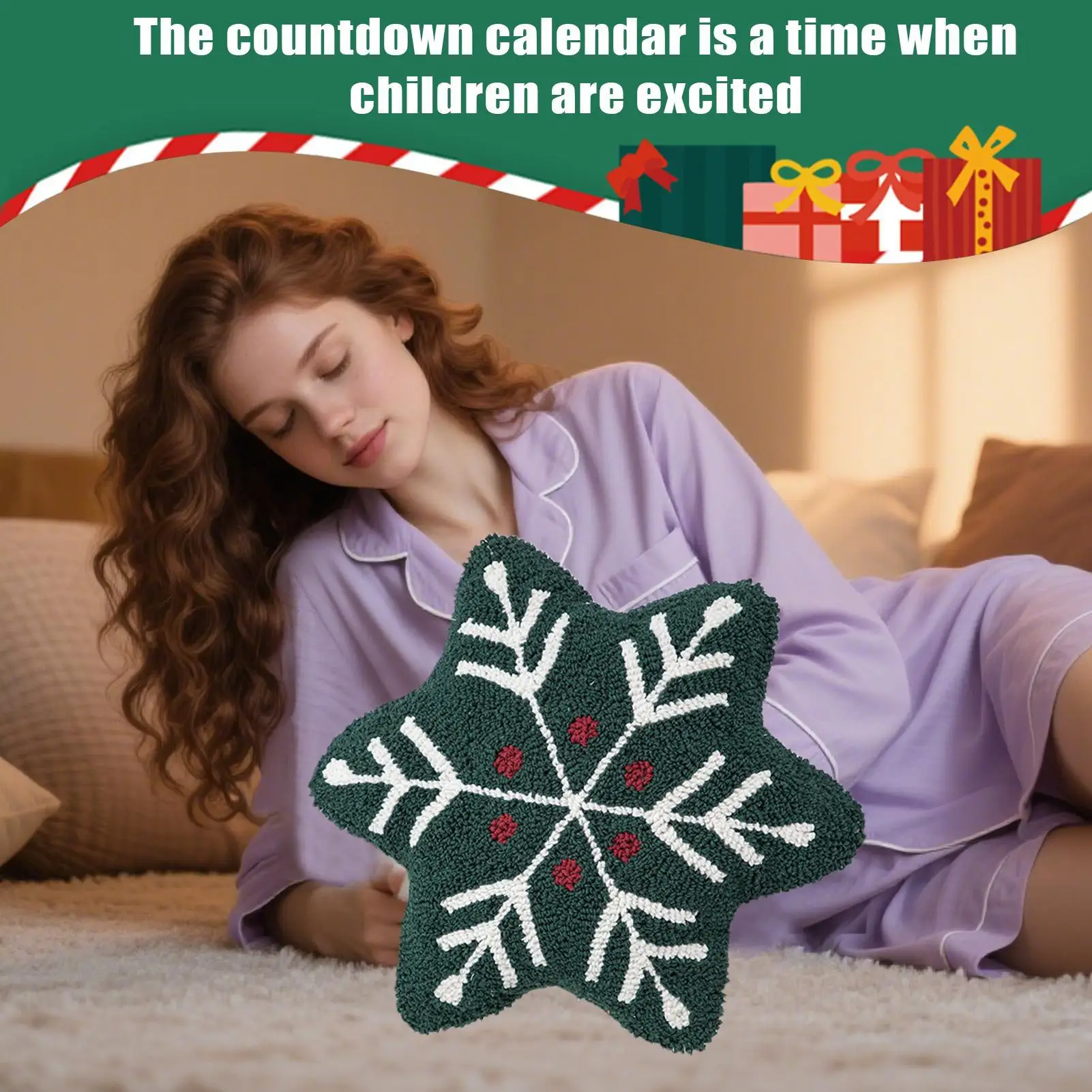 

Christmas Throw Pillow Cute Soft Holiday Cushion Christmas Couch Cushions For Bedroom Sofa Chair Home Living Room Couch Floor