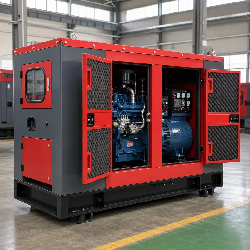 Stable Diesel Generator Set Electric Power Unit 10KW To 800KW Customized Efficient Running Power Supply Set