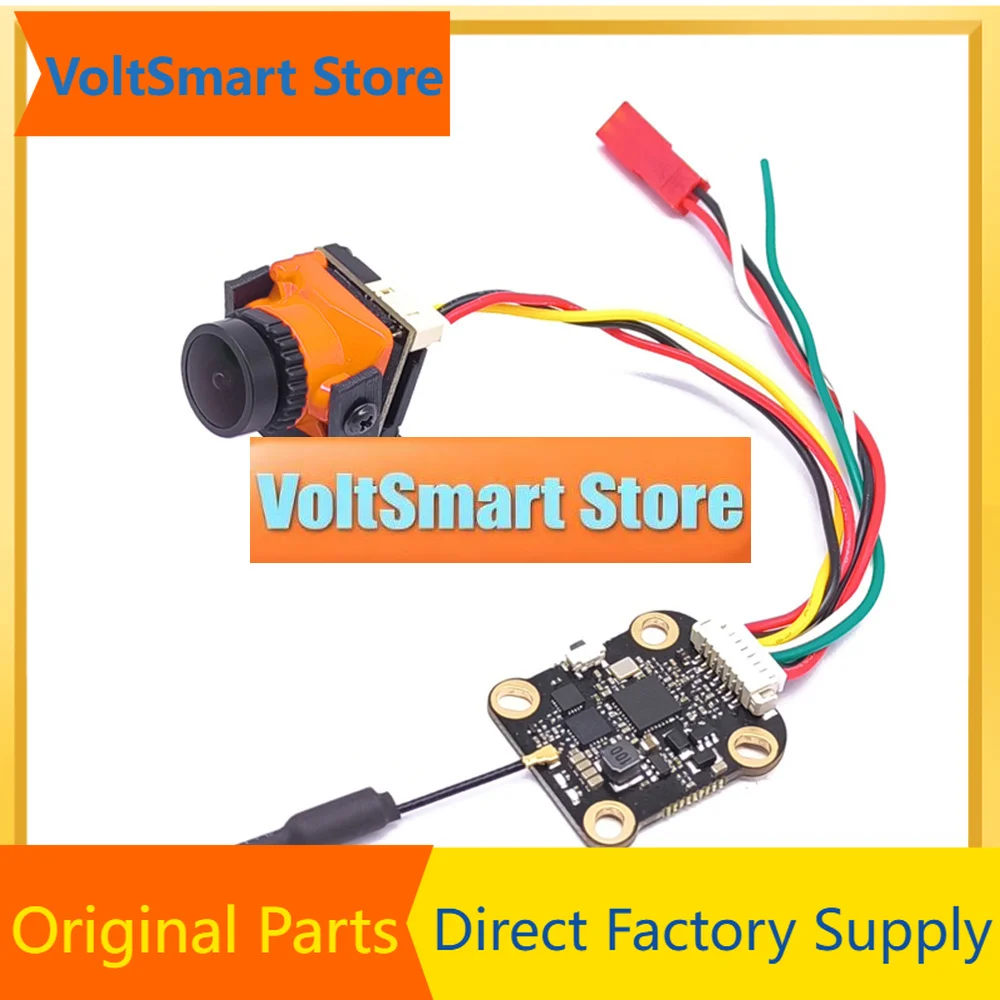 VoltS5.8G Long Range Transmitter VTX FPV 100/200/400/1000mW Switchable Transmitter Support Smart Audio+CMOS 2.1MM FPV Camera For