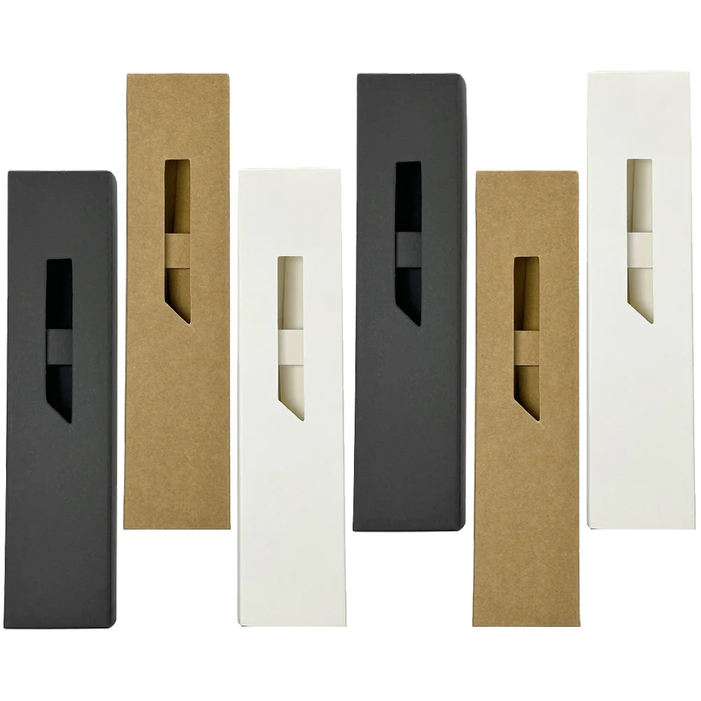 

6pcs Pen Case Set Paper Pouch Sleeve Protector Fountain Holder Lightweight Storage Kids School Office Supplies