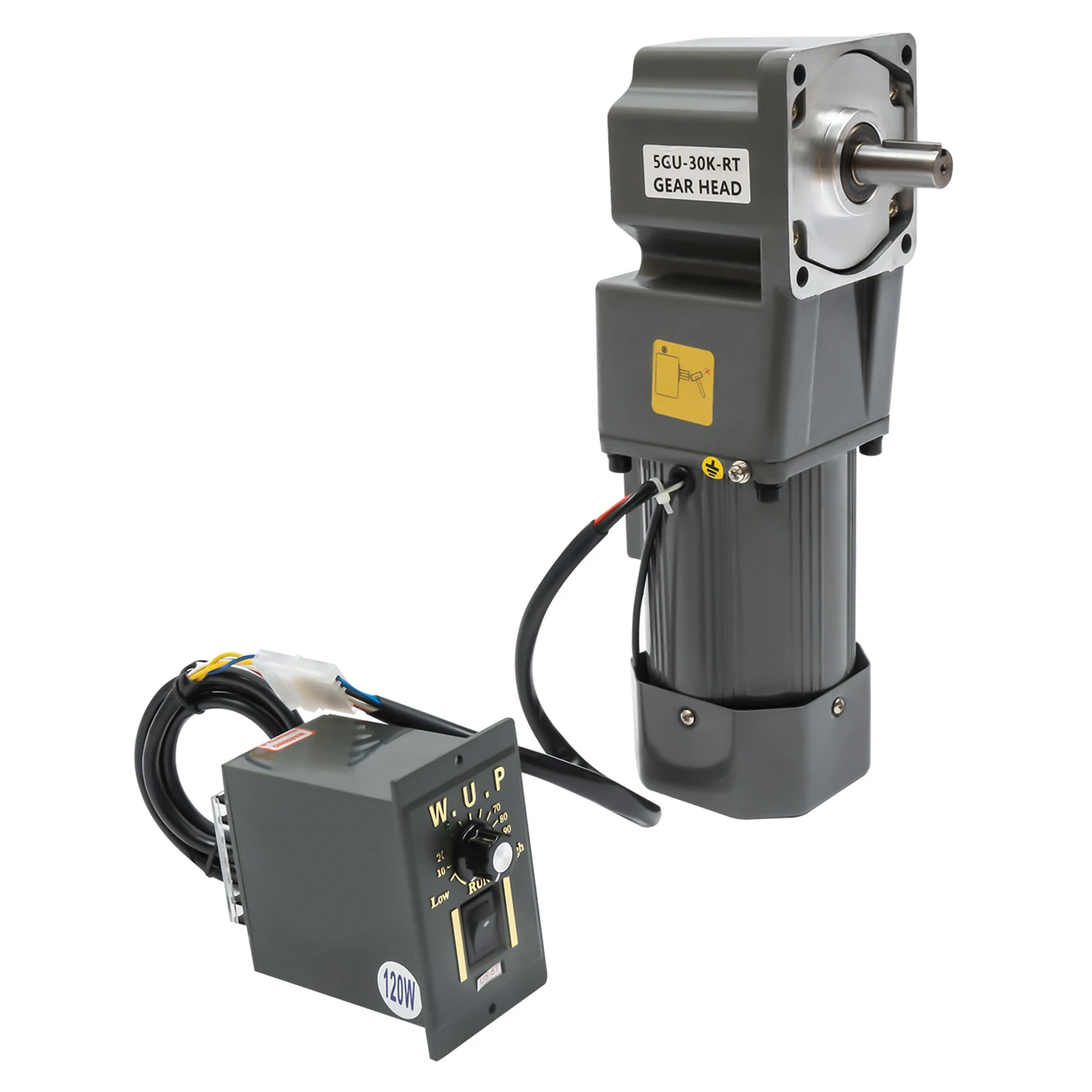 Durable 120W Variable Speed Motor, High Torque, Cooling Fan, Flexible Commutation for Efficient Operation