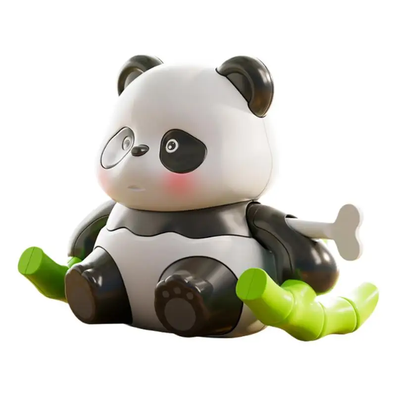 Wind-up Panda Wind Up Animal Toy Educational Realistic Panda Figure Toy Cute Dancing Swinging Panda Wind Up Animal Toy For Boys