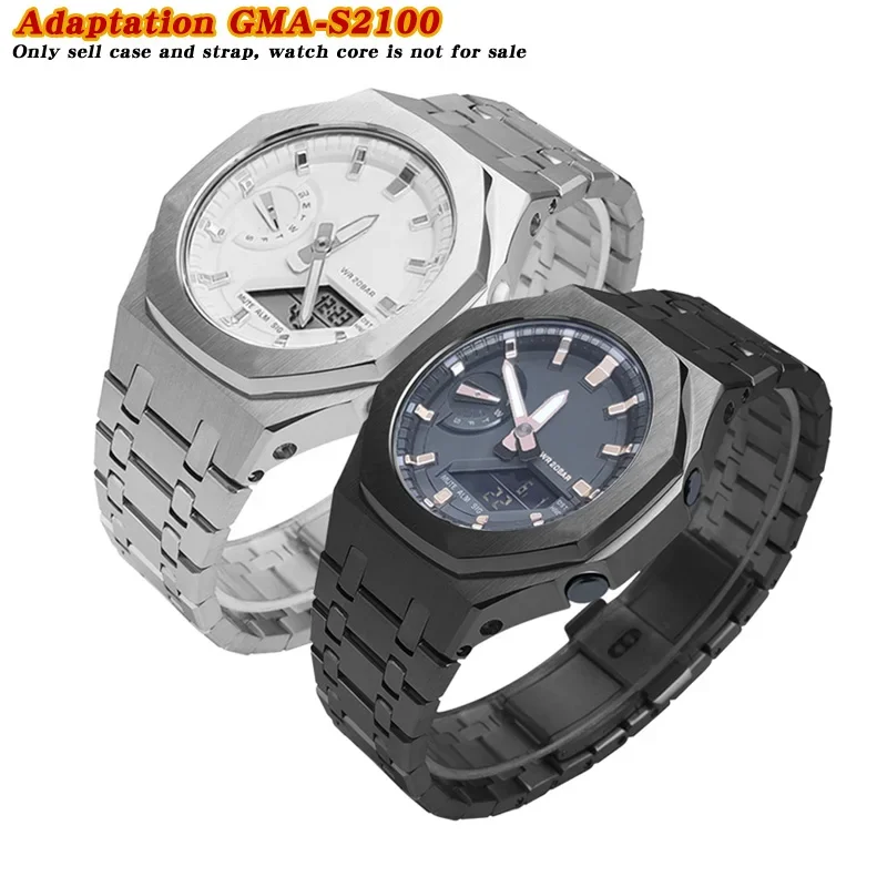 GEN 3 GMA-S2100 Stainless Steel Case Strap Is Suitable For GMA-S2100 Replacement Accessories Wholesale