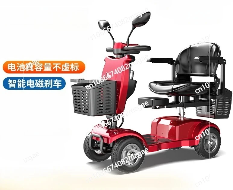 Permanent new four-wheel electric vehicle, lightweight dual battery vehicle