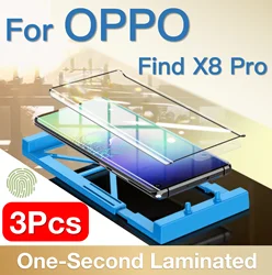 3Pcs For OPPO Find X8 Pro X7 Ultra X6 X5 X4 X3 X2 Pro Screen Protector with Kit ,Not tempered glass