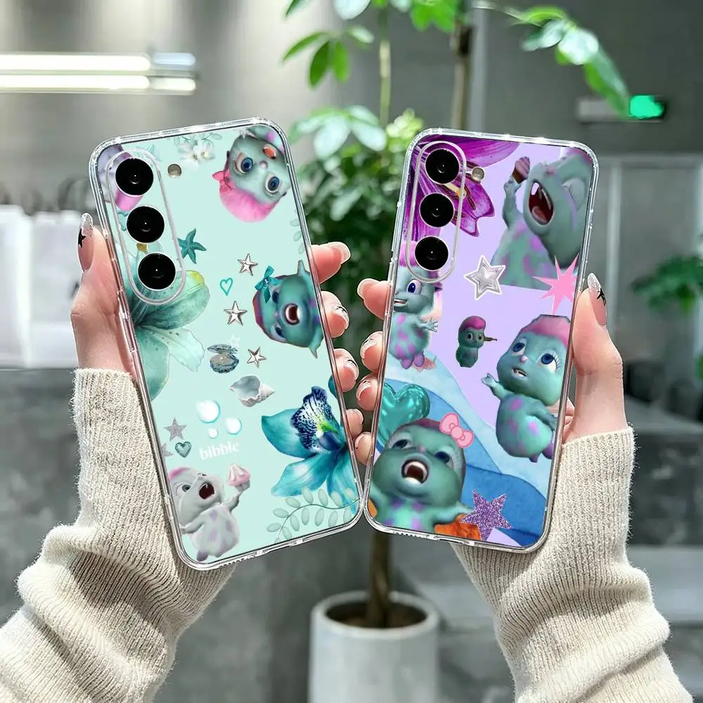 critters B-Bibble D-Doll Cute Phone Case For Samsung A71, A70, A52, A51, A40, A30, A20 Transparent Cover