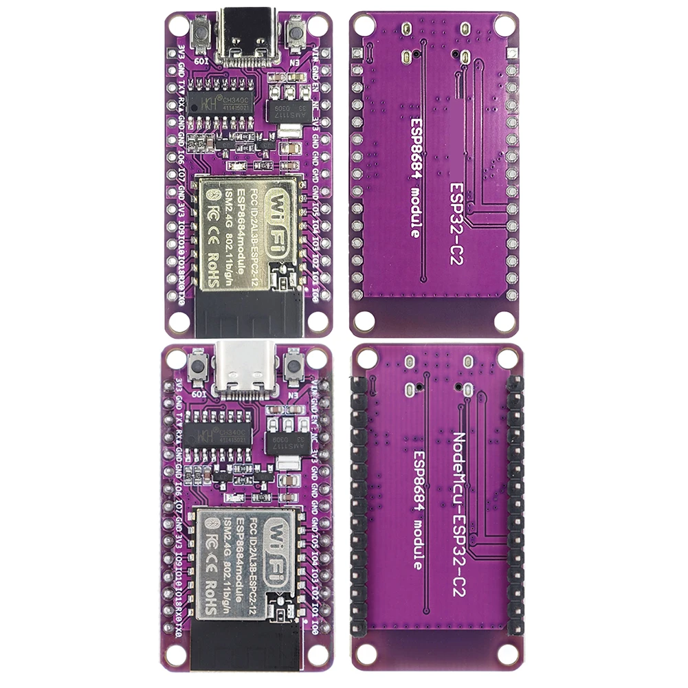 ESPC2-12 Module Kit WIFI & Bluetooth-compatible Module TYPE-C USB ESP32-C2 ESPC2-12 DevKit For Arduino