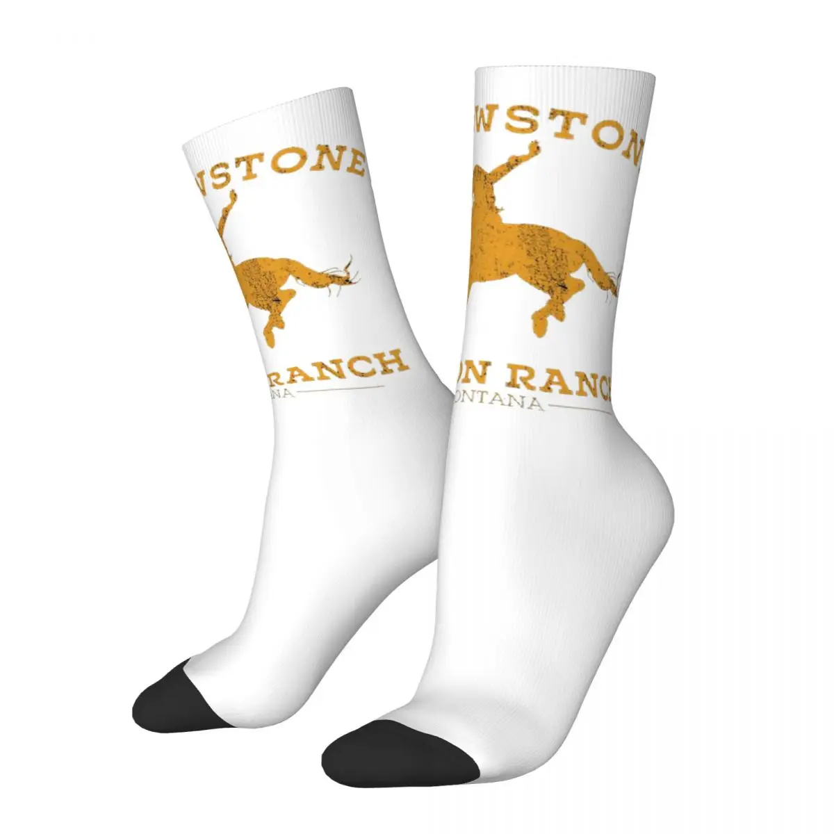 Cowboy Et De Yellowstone Dutton Ranch Men Women Socks,Motion Beautiful printing Suitable for all seasons Dressing Gifts