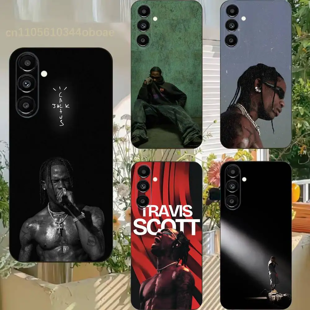 

Travis Scott Utopia Rapper Phone Case For Samsung S25,24,21,22,23,20,S30,Ultra,Plus,Fe,Lite,Note,5G Black Cover