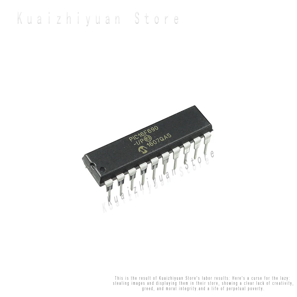 10PCS/Lot New And Original PIC16F690 PIC16F690-I/P Into The DIP-20 Microcontroller Chip Electronic Components Quality Goods