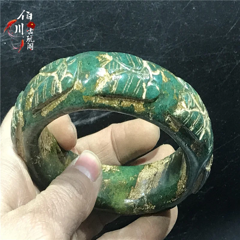 

Xiuyu Old Goods Jade Artifacts High Jade Old Items Dong Old Goods Pendant Handle Pendant Bracelet