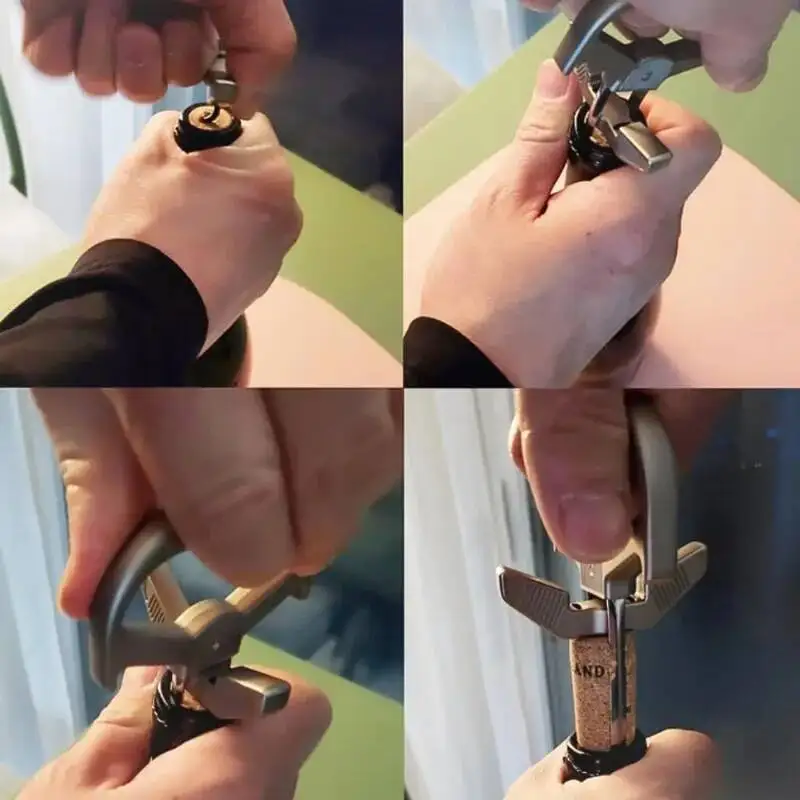 Screwdriver Double-Ended Stopper Remover Spiral Bottle Opener For Aged Wines Which Can Protect The Cork Of Red Wine