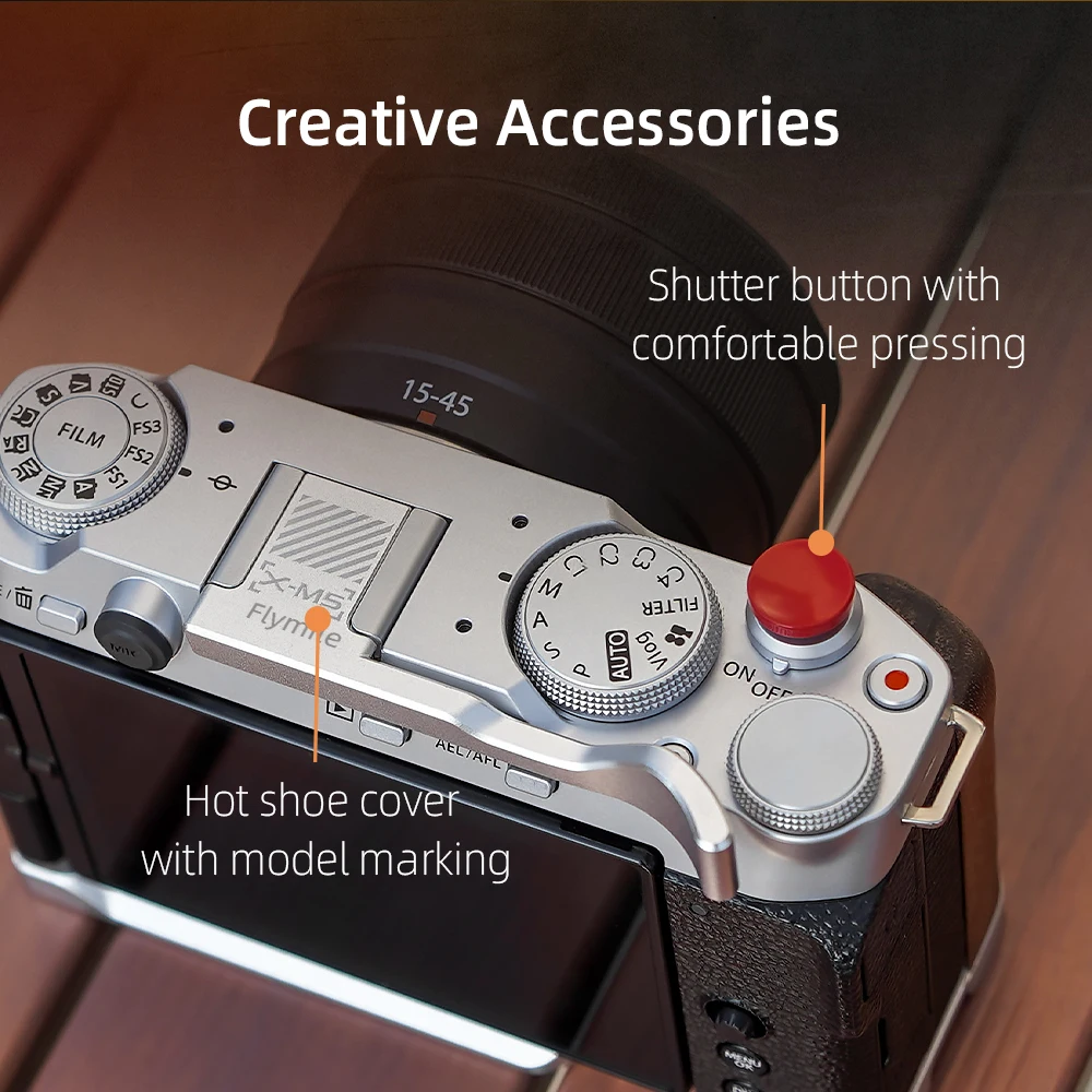 قبضة الإبهام لكاميرا FUJIFILM X-M5 مسند الإبهام مريح سريع الإصدار دعم الإبهام مع ملحقات غطاء الحذاء الساخن
