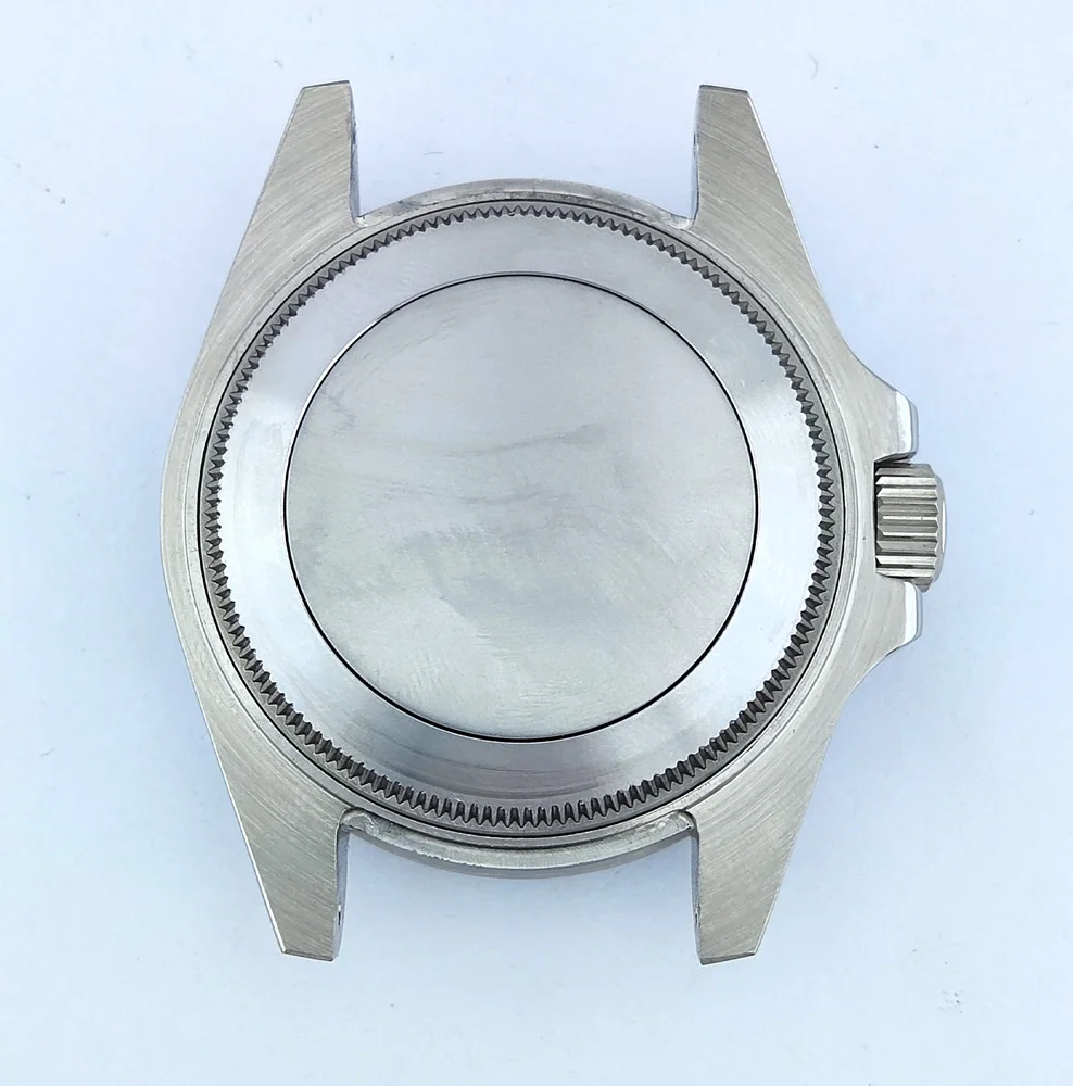 43mm Case NH35 Case NH36 Watch Case Silver Stainless Steel Case Sapphire Glass Waterproof Case Suitable For NH35/NH36 Movement
