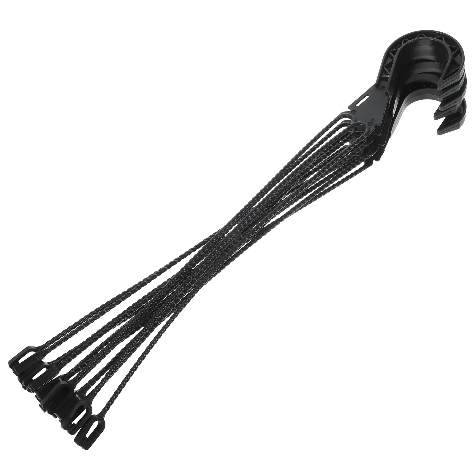 

5 White Pcs Hanging Flower Pot Hooks Durable Heavy Load Plant Holders Plastic Brackets Garden Home Balcony Terrace Decorative