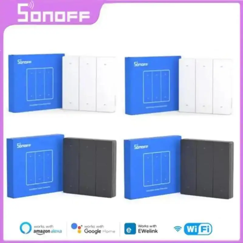 

1-4 шт. SONOFF WIFI R5 SwitchMan контроллер сцены 6-кнопочный смарт-переключатель на батарейках управление EWeLink работает с Alexa Google Home