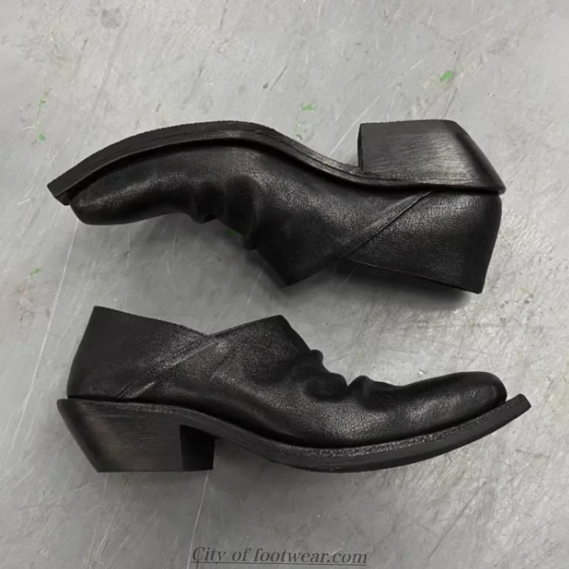 Zapatos Planos de Cuero Autént - Men Shoes Oxford reseña y precio