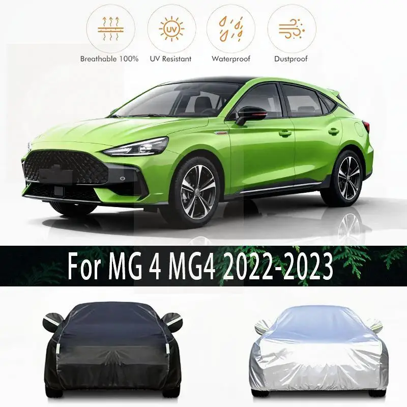 

For MG4 2022 2023 Outdoor Protection Waterproof Dustproof Full Exterior Car Accessories Car Covers